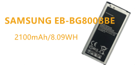 Batteries EB-BG800BBE