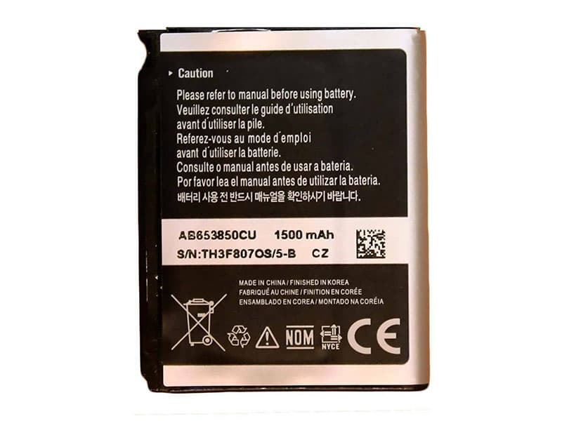 SAMSUNG Replacement Battery AB653850CU