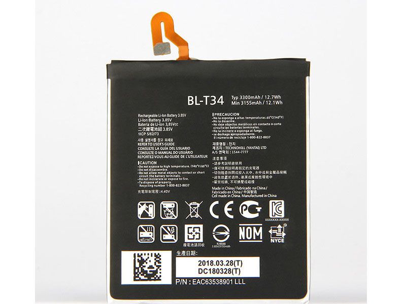 LG Replacement Battery BL-T34
