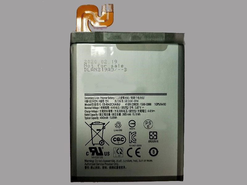 SAMSUNG Replacement Battery EB-BA2CXABU
