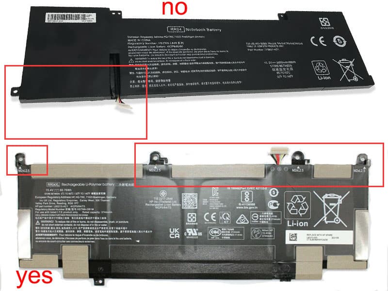 HP Replacement Battery RR04XL